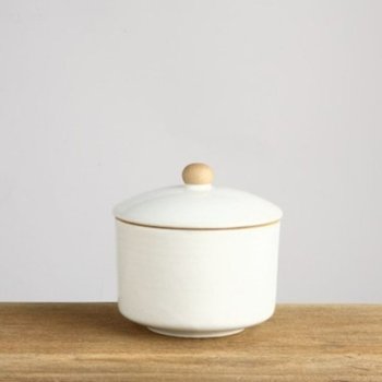 이천도자기 담소 도자기 뚜껑 양념통 1호 11.5cm 소금 후추 보관 (WB76133)
