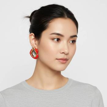 아페쎄 하트 후프 귀걸이 MEACD F70834 RGA 1691188