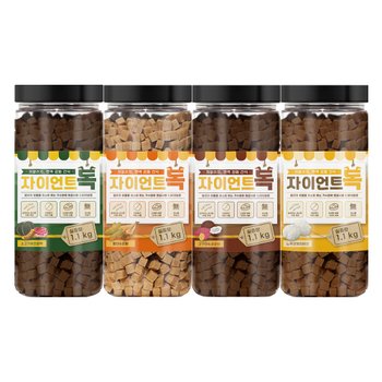 버틀러 자이언트독 댕댕이 대용량 노즈워크 간식 1.1kg 4종 중 택 1