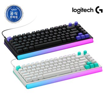 로지텍코리아 공식 G512 X 75 게이밍 키보드 + 전용 팜레스트
