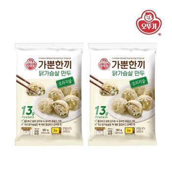 [오뚜기] 가뿐한끼 닭가슴살 만두 오리지널 180g x 2개 (S50785126)