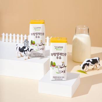 상하목장 무항생제 멸균우유125ML*24입
