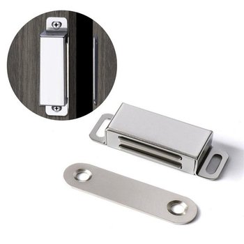 스텐 빠찌링 도어캐치 대형 도어 가구 자석 붙박이장 빠찌링 자석경첩 원터치빠찌링