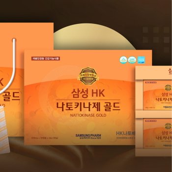 [삼성제약] 삼성 HK 나토키나제 골드 (500mg*30캡슐*4EA)