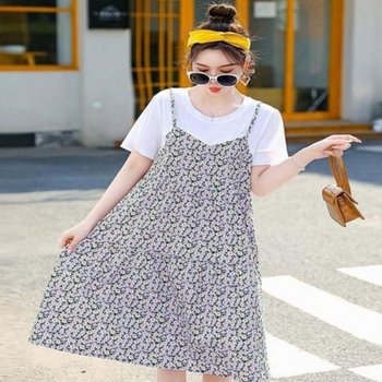 흰티셔츠 베이직 3컬러 원피스 레이어드 올데이 페이 원피스 카라원피스 반팔원피스