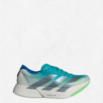 아디다스 아디제로 아디오스 프로 4 남성 Running - Hi-Res Aqua Iron Metallic Grey One JS2579