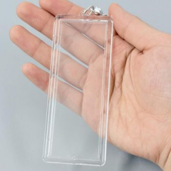좋은 일본 아크릴 투명 증사 최애 사진 액자 키링 롱타입