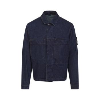 코치 포벳 버튼 자켓 블루 린스 148918292