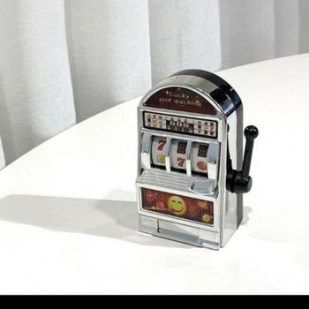 룰렛 슬롯머신 1+1 모형 미니 카지노 장식물 카페장식