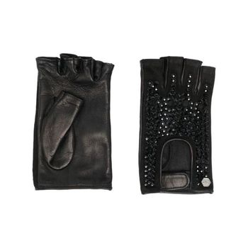 필립플레인 크리스털 장식 가죽 장갑 74436991