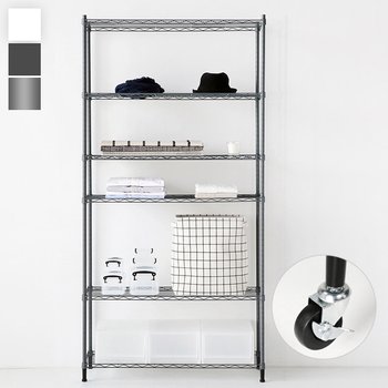 마켓비 RACKEY 900 선반 6단 9001800 바퀴포함