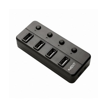 (이지넷) 4포트 USB2.0 허브NEXT-704UHP 유전원 /컨트롤러