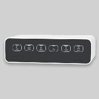 일반형 박스탭 AB500 5구 전선 정리함 블랙 에이블루