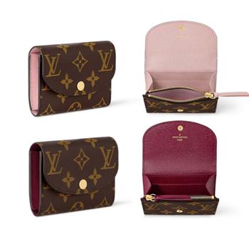 26SS 루이비통 로잘리 코인 퍼스 여성 카드지갑 핑크 푸시아 M62361 M41939