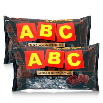 롯데제과 ABC 초콜릿 829g 2개