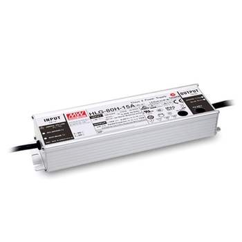 민웰 LED 컨버터 CV CC 0-10V 디밍 PFC 방수 12V 5A 60W AB 타입 (HLG-80H-12AB)