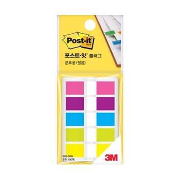 3M QA60WL65 포스트잇 플래그 683-5KN/12x44 갑(20개입)