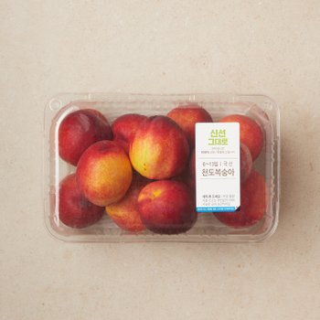 [농할 20% 할인쿠폰 다운로드]천도 복숭아 1.5kg (6~13입)/팩