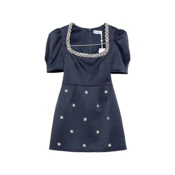 Rebecca Vallance Ayla crystal embellished puff sleeve mini dress 12034463432968 TP72432691