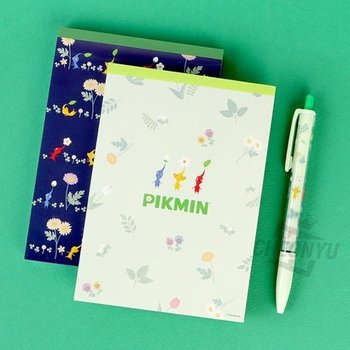 4가지 디자인 피크민 A6 메모지 100매