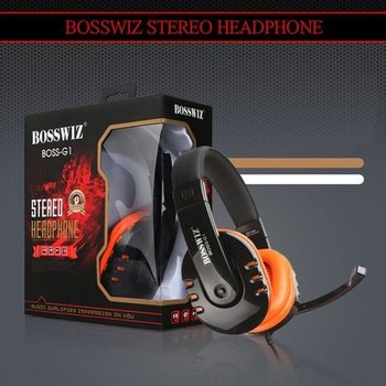 고품질 온라인수업 인강 듣기평가 개학 bosswiz게이밍헤드셋 싸강 (W63113B)