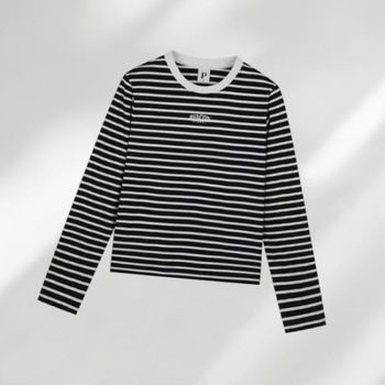 {매장정품} 폴햄 여성 그래픽 크롭 긴팔티 PHE3TR2110 914006