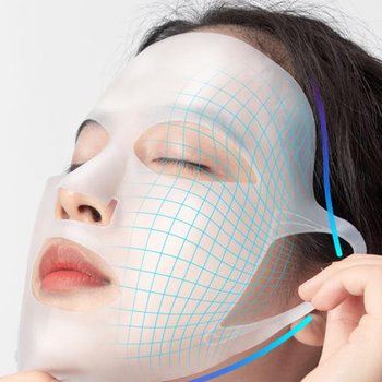 일월온수매트 실리콘 마스크팩 커버 팩커버 투명커버 페이스팩 반영구