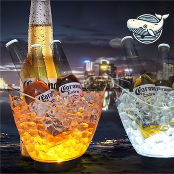 LED 조명 아이스버킷 화려한 파티 와인 양주얼음통 와인쿨러 아이스바켓 얼음바스켓