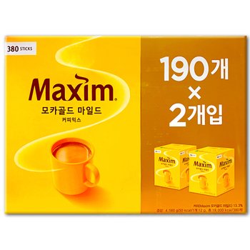 코스트코 맥심 모카골드 마일드 커피믹스 4560g(12g x 380개) 믹스커피 다방커피