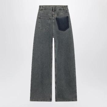 MM6 Maison Margiela 그레이 와이드 진 S52LA0257M30046/XN_MM6-961_311-25