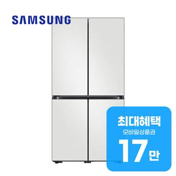 삼성 비스포크 AI 4도어 냉장고 884L (코타 화이트) RM70F90Q2A 렌탈 60개월 월 61000원