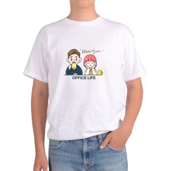 오버핏반팔 직장생활 라떼는말야 점심메뉴 직장상사