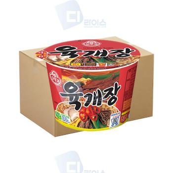 오뚜기 육개장 큰컵 110g 24개 큰사발 용기면 사발면 (S49905687)
