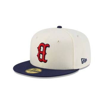 [해외] 1203554 뉴에라 모자 MLB [보스턴 레드삭스] Up사이드 Down Logo Chrome 59FIFTY Hat
