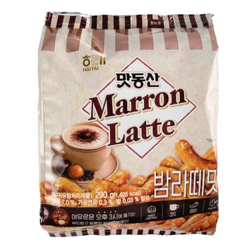 신상 해태 맛동산 밤라떼맛 290g