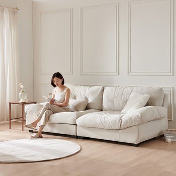 패브릭 모듈 3.5인 구름 소파 DF927102