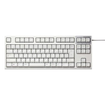 [해외] 리얼포스 R3S 키보드 유선 텐키리스 45g 일본어 배열 화이트 R3SC21 TKL