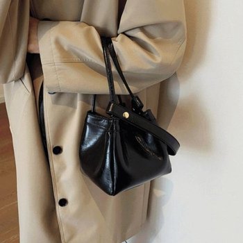 토트백 버킷백 숄더백 미니멀 레더 빈티지 가방 (43yXp)