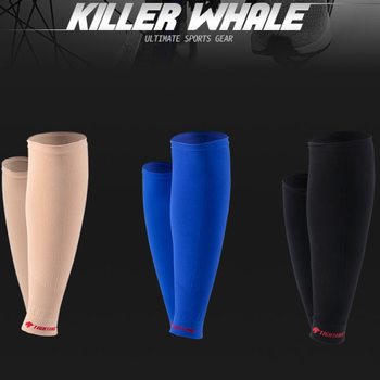 타이트엔드 킬러웨일 종아리 압박 토시 조깅 마라톤 러닝 러너 스포츠 자전거