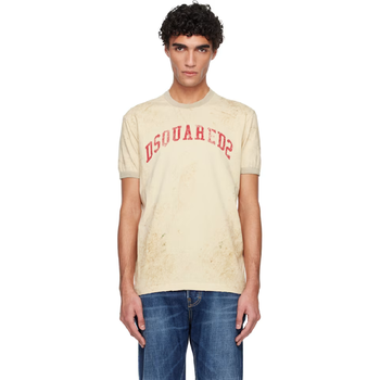디스퀘어드2 베이지 쿨 핏 티셔츠 S74GD1461 D20035 112 TP869157920