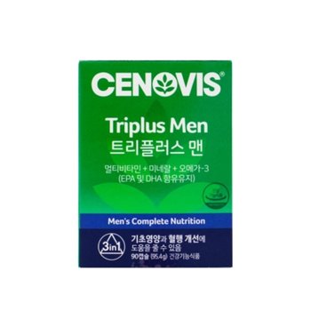 [숨결]세노비스 트리플러스 맨 1060mg x 90캡슐 1박스