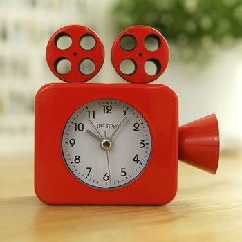 무비스타 탁상시계레드 알람