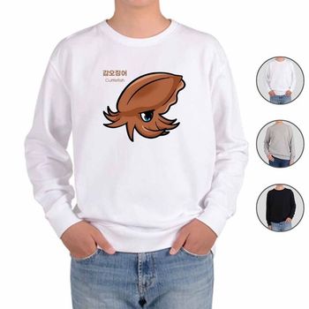 아토가토 바다생물 모음전 갑오징어 맨투맨 후드티