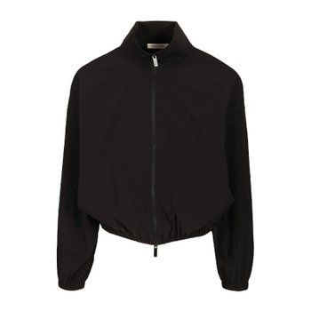 [해외배송] 피어오브갓 블랙 집업 하이 칼라 트랙 재킷 FG25FW32 327PON 001