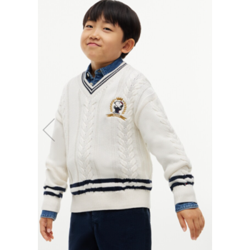 [신세계백화점]2026년 F/W  T42G7WWO900BT1   피너츠케이블브이넥스웨터