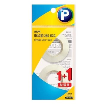 크리스탈 다용도테이프 리필2개입 CR1230-2 12mm x 30 (WFHO83I)