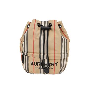 [중고] 버버리 드로스트링 버킷 파우치 베이지 8026737 153194738