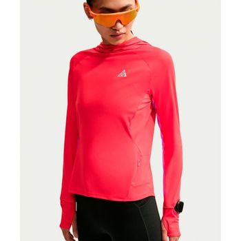 NIKE 나이키 ACG UV 차단 후드 트레일 러닝 미드 레이어 탑 W - 라이트 크림슨 데저트 핑크 서밋