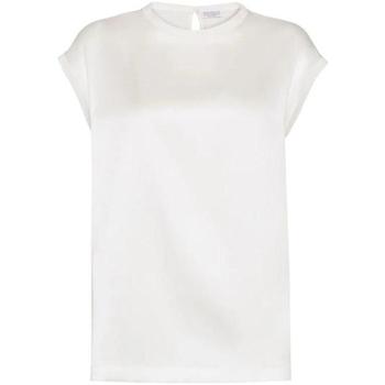 [해외배송] 브루넬로 쿠치넬리 사틴 티셔츠 M0C59EH500 C600 B0171547897