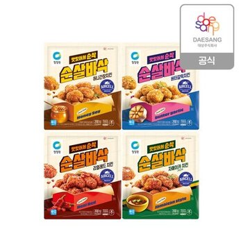 청정원 순살바삭치킨300g 4종(허니간장/버터갈릭/자메이카/리얼레...